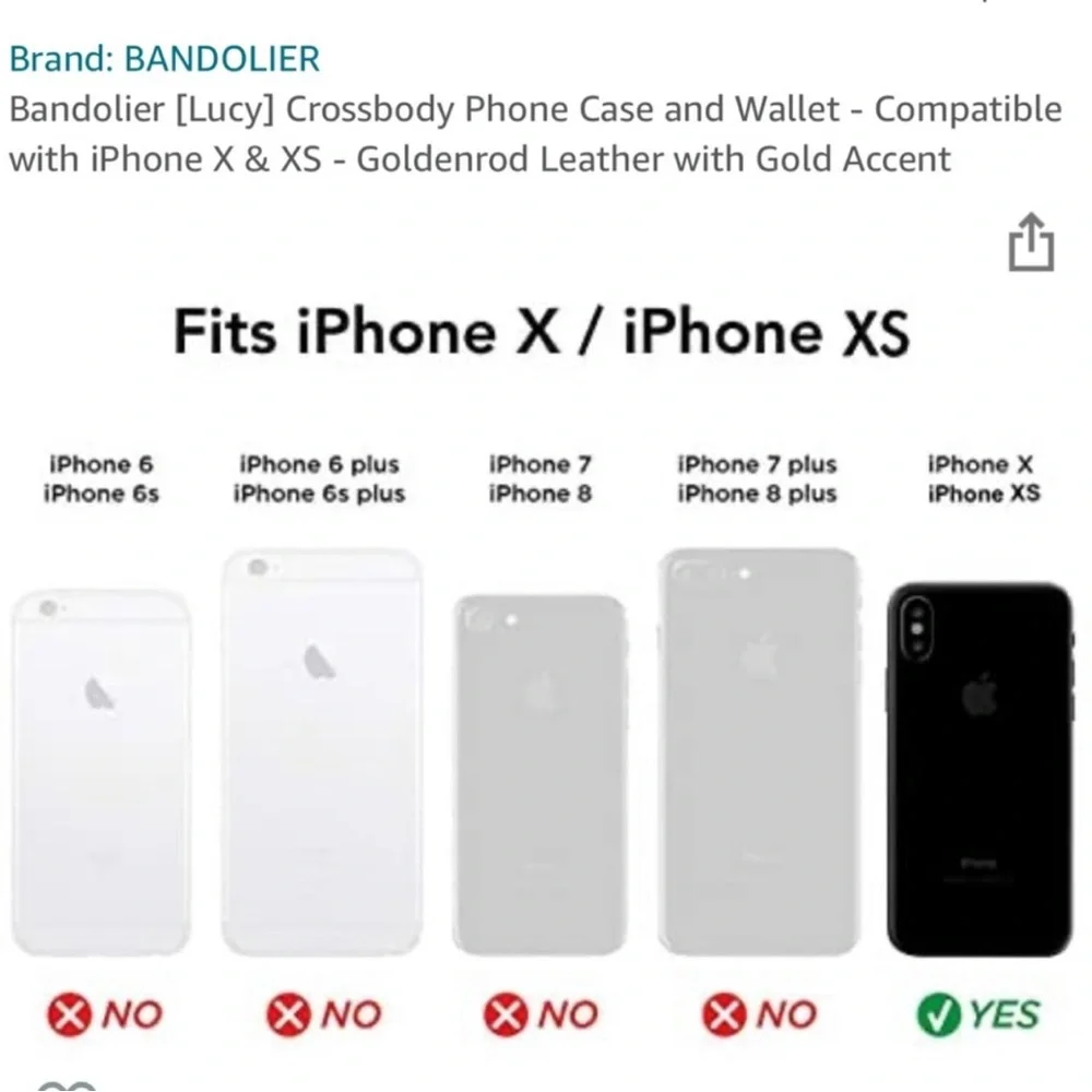 Bandolier IPhone X/XS CASES